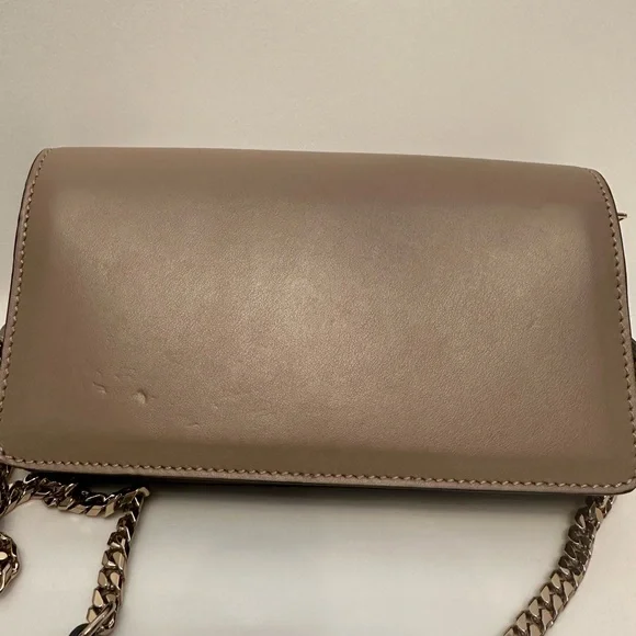 Burberry Madison Leather Beige Crossbody Bag with Gold Accents Authentic - Picture 5 of 12